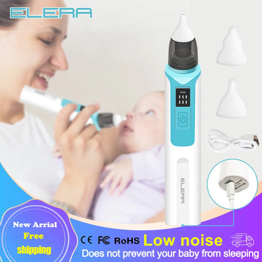 Rechargeable Baby Nose Cleaner with Adjustable Suction.